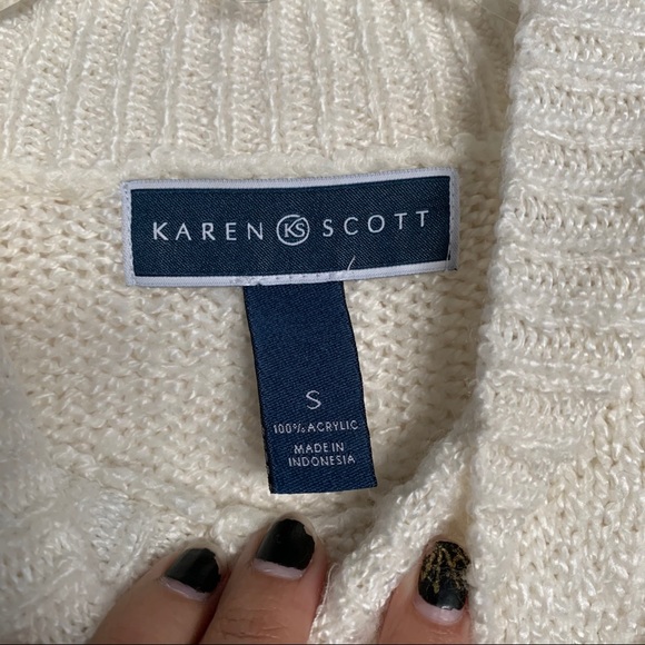 Mock Neck Knit Sweater - Picture 4 of 4